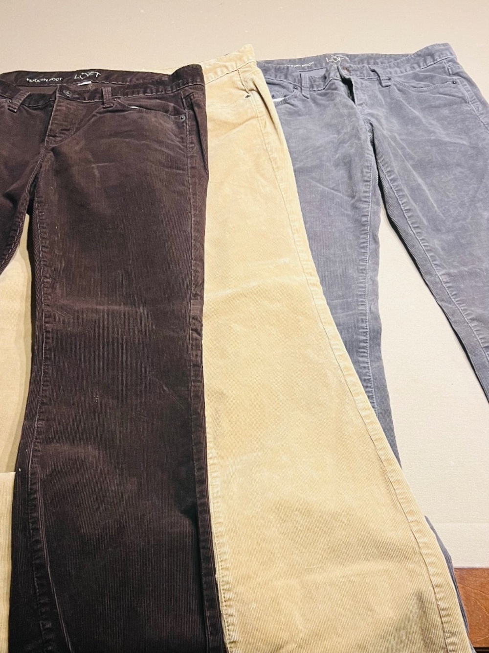 LOFT Modern Boot Corduroy Womens Pants (Three)